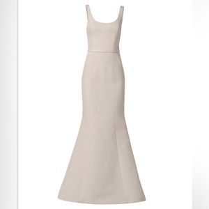Amsale Bentley Bridesmaid Dress Size 0 in Champagne